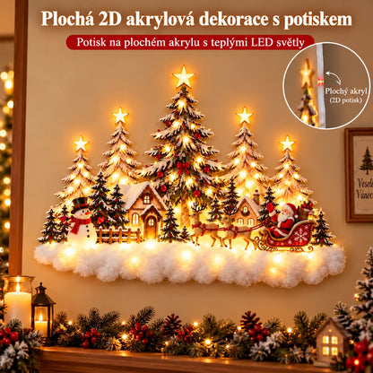 Vánoční světelná dekorace – kouzelná sváteční výzdoba pro váš domov