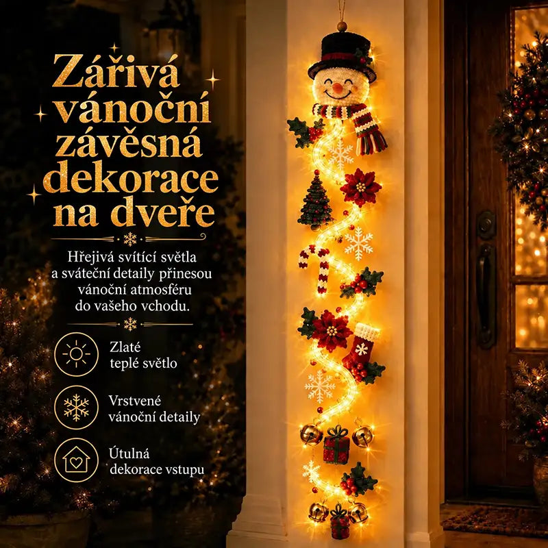|⏳ Poslední den! Sleva 70 % – 🎄🎅 Svítící vánoční dekorace MerryCascade™ | 6 svátečních motivů ✨