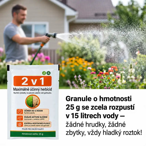 🏆 𝙊𝙛𝙞𝙘𝙞á𝙡𝙣í 𝙤𝙗𝙘𝙝𝙤𝙙 | 2v1 Extra silný herbicid: Rychlý účinek i na plevel odolný vůči glyfosátu