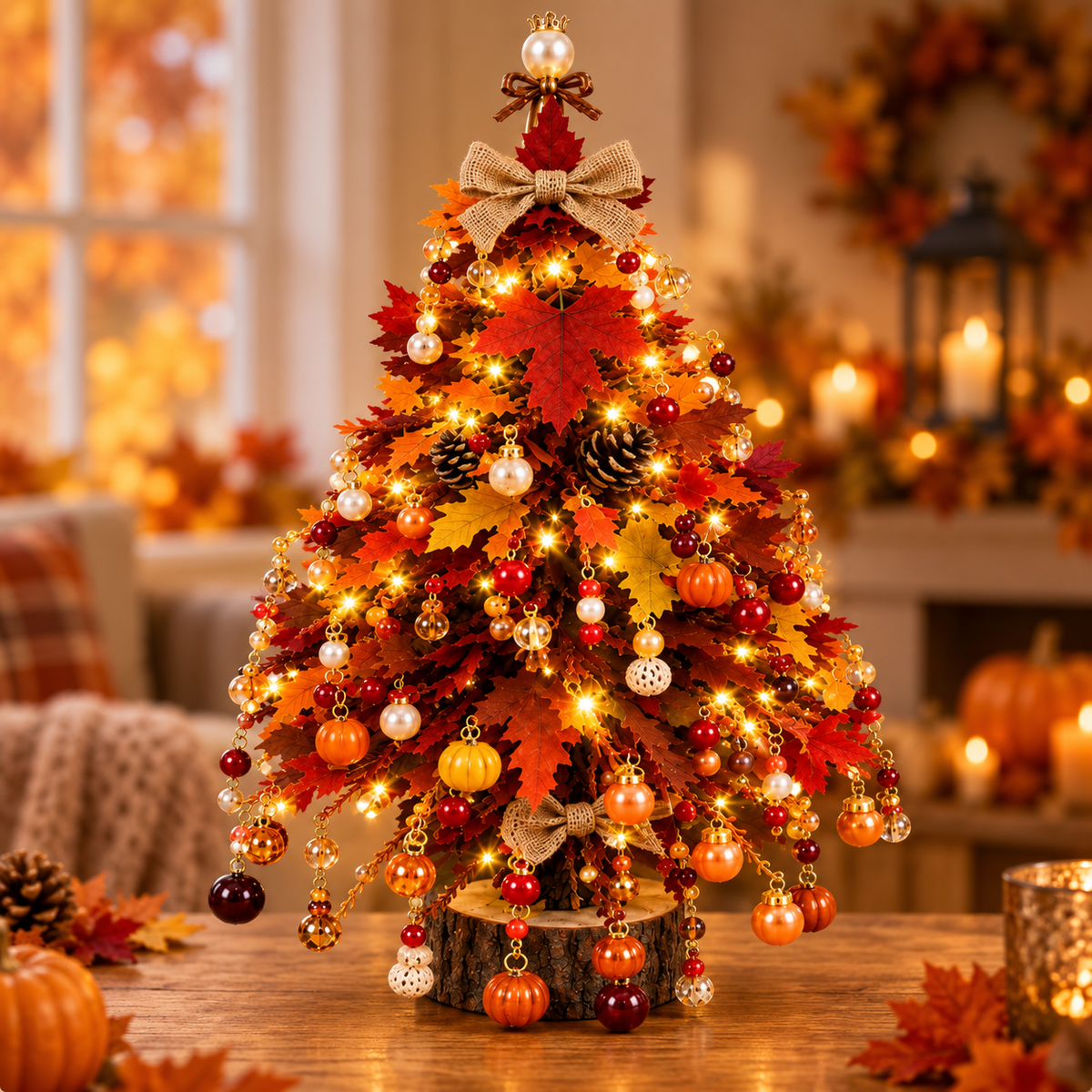 🎄 DIY sada na výrobu vánočního stromečku z korálků – 🎅 Vytvořte si vlastní třpytivou vánoční dekoraci