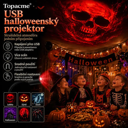 Topacme® 5D chytrý hvězdný projektor 🌌 – 30+ dynamických scén a ovládání přes aplikaci 💖