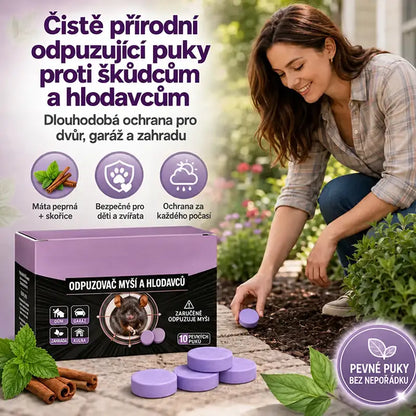 Přírodní vonné odpuzující puky proti škůdcům – ochrana proti různým škůdcům pro dům, garáž i venkovní prostory