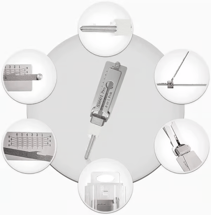 🔥 HOT SALE 49% OFF ⚒️ SS001 Pro Stainless Steel Universal Locksmith Training Tool – Compatible with All Lock Types