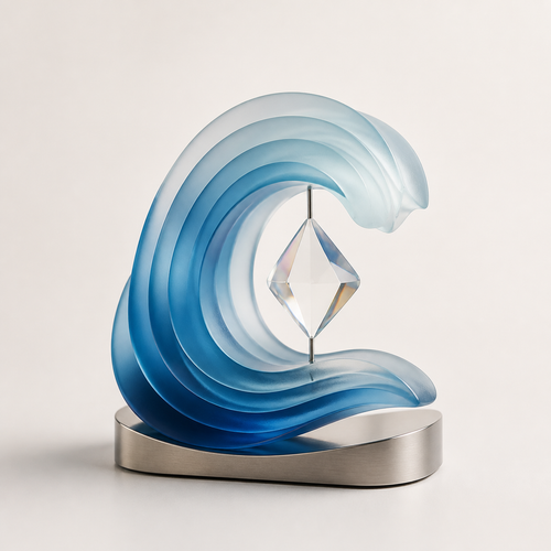 Tide Prism Desktop Sculpture